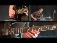 Embedded thumbnail for Metallica - One Guitar lesson 3